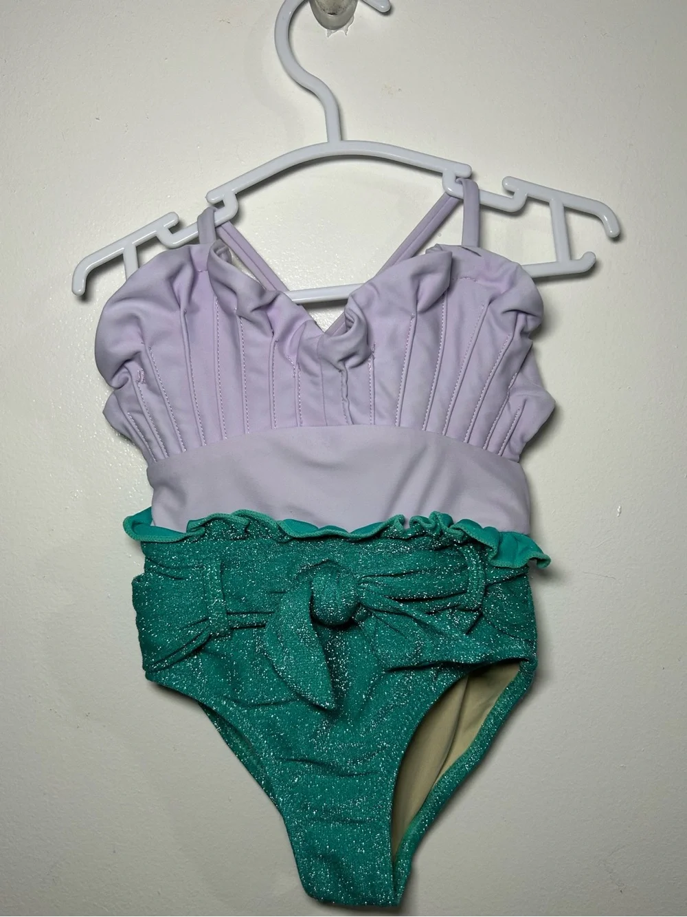 Shade Critters Lilac Shimmer Mermaid Infant Girls One Piece Swimsuit 6-12 Months